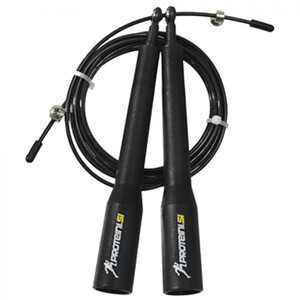 PROTEINI.SI SPEED JUMP ROPE, black