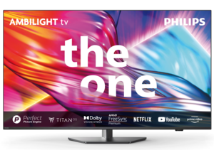 PHILIPS LED televizor The One 55PUS8919/12 4K Ultra HD, Smart TV, TITAN OS,  Ambilight s 3 strane, VRR 144Hz, HDMI 2.1, Crni