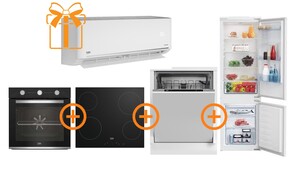 Beko set BBIE 12100 BD + HIC 64400 E + DIN 34330 + BCSA 285 K4SN + POKLON klima BEHPG 125/126 WIFI