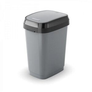 KETER Kanta za otpatke 10L siva dual swing KIS