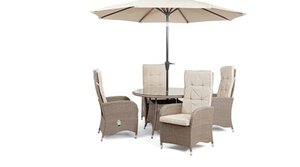 Garnitura Trinidad smeda LN521 RATTAN