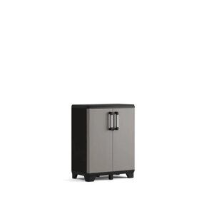 KETER Ormar 68x39x90 sivocrni niski PVC PRO