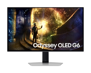 SAMSUNG monitor G61SD Odyssey gaming, 27, QHD, OLED, 250 cd/m2, HDR10, AMD FreeSync Premium Pro, HDMI, DP, 240Hz, 0.03ms