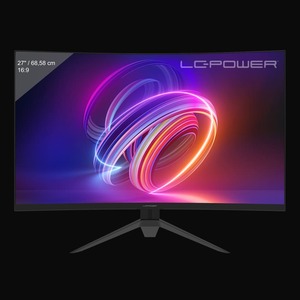LC-POWER monitor M27FC gaming zakrivljeni, 27, FullHD, VA, AMD FreeSync Premium, DP, HDMI, 180 Hz, 1ms