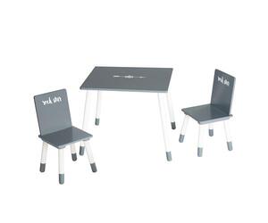 Roba Kids Drveni dječji sto i stolice Rock Star Baby