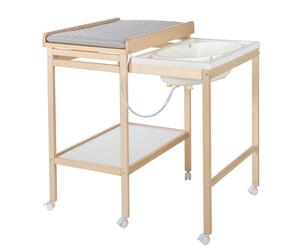 Roba Kids Kombinirani stol za presvlačenje i kupanje, prirodno drvo