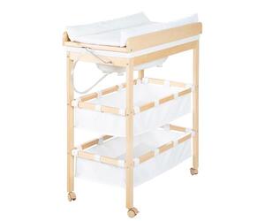 Roba Kids Kombinirani stol za presvlačenje i kupanje, prirodno drvo