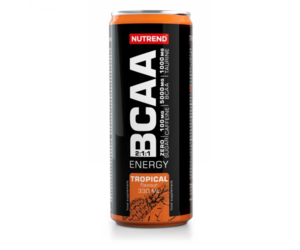 Nutrend BCAA Energy, 330ml, energetsko piće, okus tropsko voće