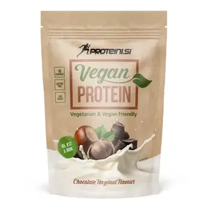 Proteini.si Vegan Protein, 500g, proteini, čokolada - lješnjak