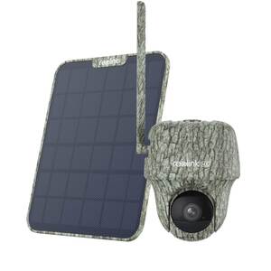 REOLINK IP kamera GO serija G450 – 4K vanjska, maskirna, baterijska, 4G LTE, 360° + solarni panel