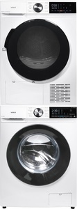 VIVAX HOME sušilica CDR-0816MHP + mašina za veš WFL-140816PMI + vezni element SKM-10