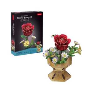 CUBIC FUN CBF233013 CUBIC FUN PUZZLE FLOWER BOUQUET - ROSEW3301h