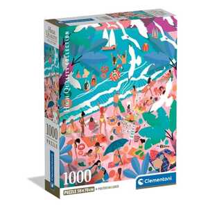 CLEMENTONI CL39938  PUZZLE 1000 NEDJELJA NA PLAŽI