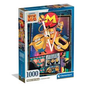 CLEMENTONI CL39798  PUZZLE 1000 HQC DESPICABLE ME 4