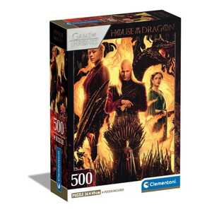 CLEMENTONI CL35548  PUZZLE 500 HOUSE OF DRAGON