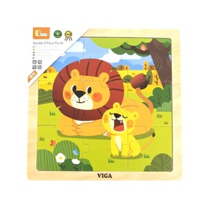 VIGA 44627 DRVENE PUZZLE LAV-9 KOM