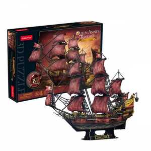 CUBIC FUN CBF240400 CUBIC FUN PUZZLE QUEEN ANNES REVENGE--ANNIVERSARY REDEIDITION T4040h