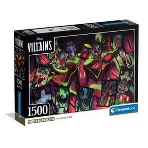 CLEMENTONI CL31744  PUZZLE 1500 DISNEY ZLIKOVCI