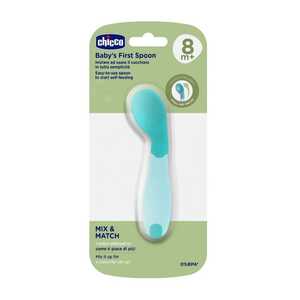 CHICCO  žlica, 8m+, Teal
