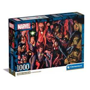 CLEMENTONI CL39857  PUZZLE 1000 MARVEL- AVENGERS