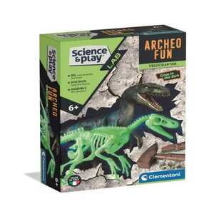 CLEMENTONI CL75126 SCIENCE & PLAY- VELOCIRAPTOR