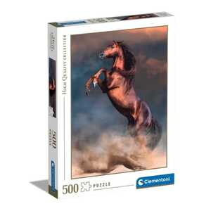 CLEMENTONI CL35521  PUZZLE 500 WILD RED STALLION