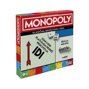 HASBRO G0009 MONOPOLY CLASSIC DRUŠTVENA IGRA SRB