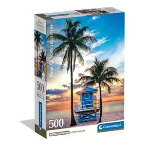 CLEMENTONI CL35574  PUZZLE 500 PLAŽA U MIAMIJU