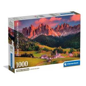 CLEMENTONI CL39953  PUZZLE 1000 HQC ČAROBNI DOLOMITI