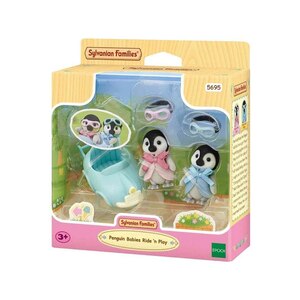 SYLVANIAN EC5695 SYLVANIAN FAMILY PENGUIN BABIES RIDE N PLAY