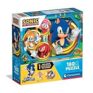 CLEMENTONI CL29796 PUZZLE 180 SQUARE BOX SONIC 2025