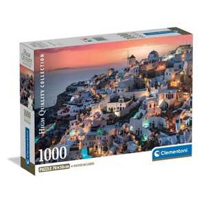CLEMENTONI CL39933  PUZZLE 1000 SJENE SANTORINIJA