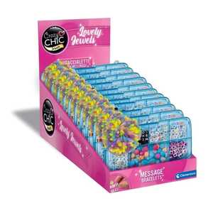 CLEMENTONI CL18891 CRAZY CHIC NARUKVICE S PORUKAMA, PLAVA KUTIJA