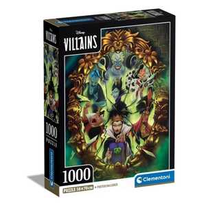 CLEMENTONI CL39812  PUZZLE 1000 VILLIANS