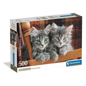 CLEMENTONI CL35580  PUZZLE 500 MAČIĆI