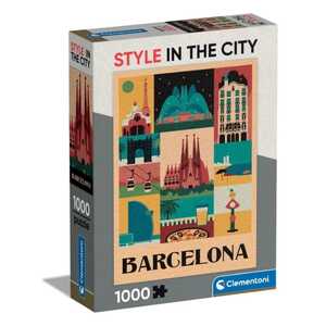 CLEMENTONI CL39847  PUZZLE 1000 STIL U GRADU BARCELONA