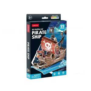 CUBIC FUN CBF231996 CUBIC FUN PUZZLE PIRATE SHIP W3121h