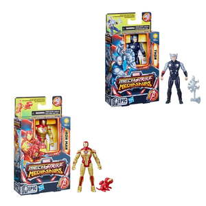 MARVEL F6592 MARVEL MECH STRIKE 3.0 4IN FIGURA SORTO