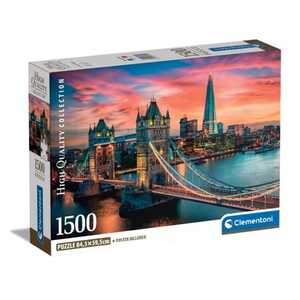 CLEMENTONI CL 31715  PUZZLE 1500 SUMRAK U LONDONU