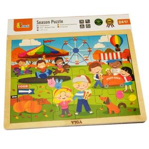 VIGA 51271 DRVENE PUZZLE JESEN-24 KOM