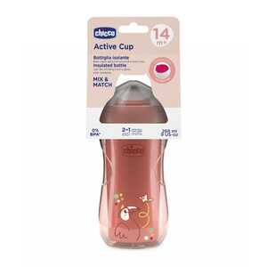 CHICCO Čaša ACTIVE, 14M+, Pink