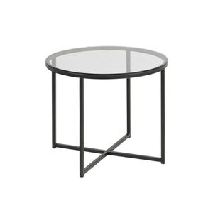 Actona Company  Bočni stol Cross crna, 55x45cm