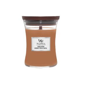 WoodWick Classic Santal Myrrh mirisna svijeća, Medium