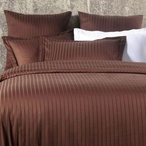 GH Textil  Satenska bračna posteljina Exlusive line, smeđa