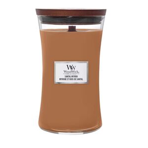 WoodWick Classic Santal Myrrh mirisna svijeć, Large