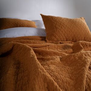 GH Textil  Prekrivač za krevet Ambiance 100% pamuk, boja senfa