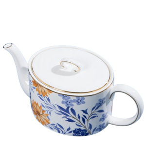 Lijepe kućne stvari Dalton cvjetni porculanski čajnik, 600ml