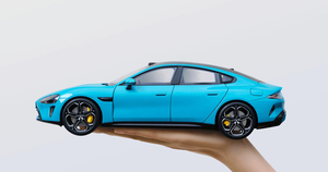 Xiaomi model SU7 automobil Die-Cast 1/18Aqua Blue