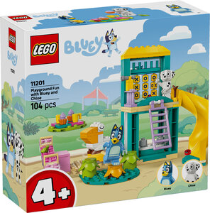LEGO® Bluey i Chloe na zabavnom igralištu 11201