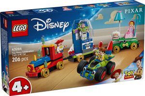 LEGO® Disney Pixar Slavljenički vlak i automobil RC iz Priče o igračkama 43264